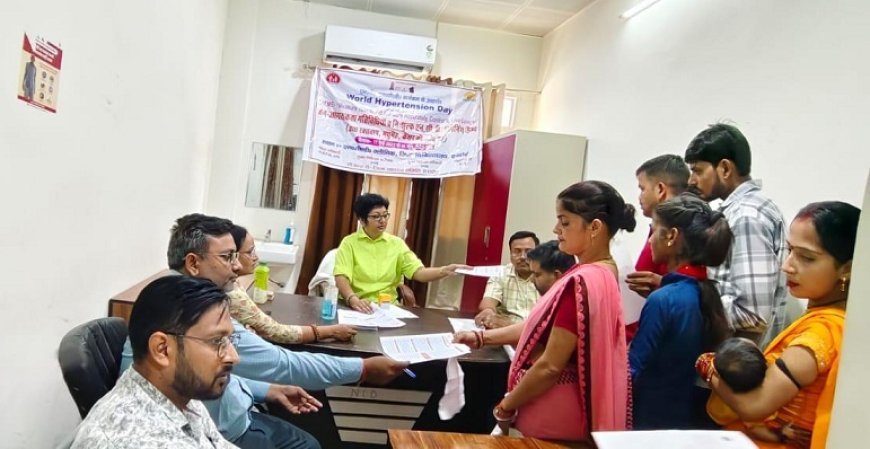 Hardoi News: जनपद में आयोजित हुआ विश्व हाइपरटेंशन दिवस, 141 लोगों की स्क्रीनिंग हुयी, कुल 33 लोग हाइपरटेंशन से ग्रसित मिले। 