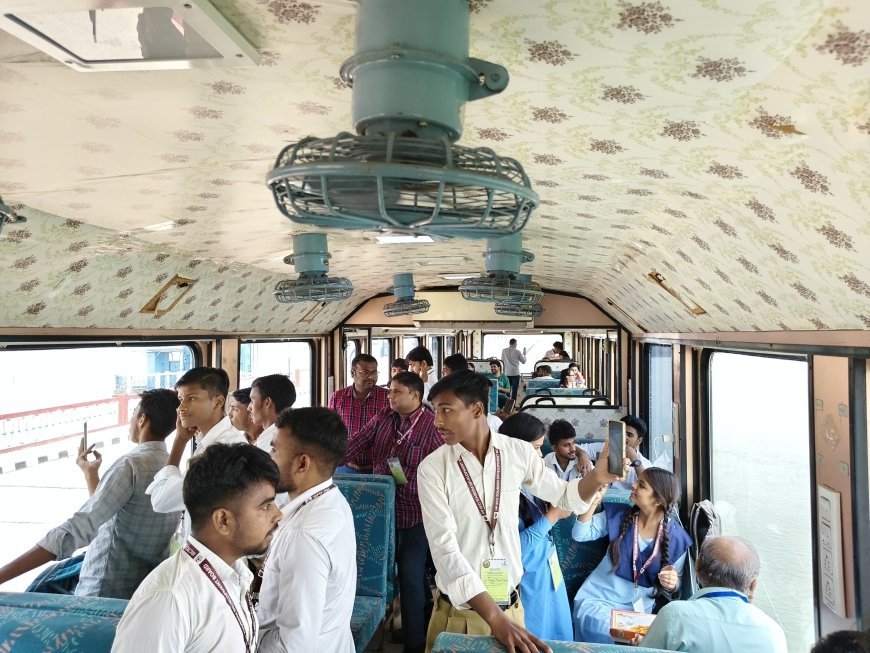 Lucknow News: बहराइच के विद्यार्थियों ने विस्टाडोम ट्रेन से भ्रमण कर देखा दुधवा और कतर्नियाघाट