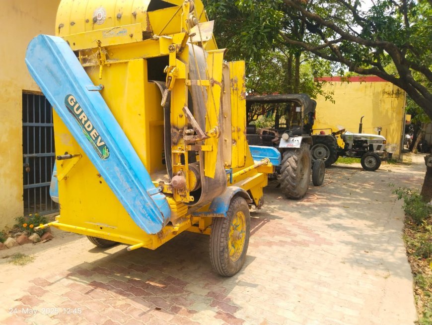 Hardoi News: अरवल में खनन माफियाओं पर पुलिस की बड़ी कार्रवाई, रैपर मशीन जब्त कर सीज