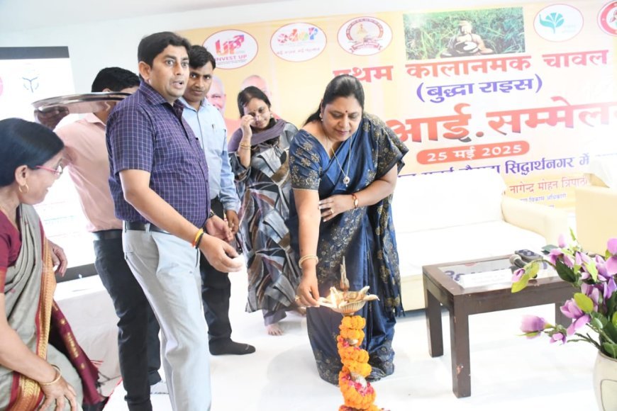 Siddharthnagar News: सिद्धार्थनगर में प्रथम काला नमक (बुद्धा राइस) GIC सम्मेलन, भगवान बुद्ध के प्रसाद को बढ़ावा देने की पहल