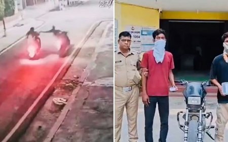 Trending News: हरिद्वार में दिनदहाड़े चेन स्नैचिंग, बाइक समेत गिरा बदमाश, CCTV में कैद हुई वारदात, पुलिस तलाश में जुटी। 