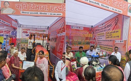 Hardoi News: राज्यपाल ने किया जनपद का औपचारिक दौरा- विकास कार्यों की समीक्षा, कृषि योजनाओं के लाभार्थियों को सम्मान और स्थानीय उत्पादों का निरीक्षण। 