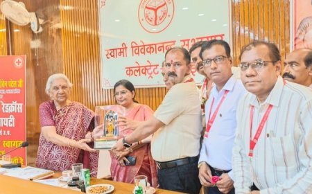 Hardoi News: राज्यपाल ने की रेड क्रॉस सोसाइटी की सराहना, मानव सेवा के प्रयासों को बताया अनुकरणीय। 