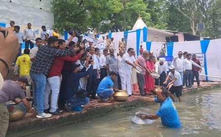 Lucknow News: गंगा को दूषित करने वालों पर होगी कड़ी कार्रवाई - जल शक्ति मंत्री सी.आर. पाटिल