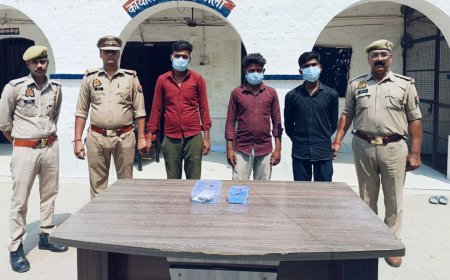 Hardoi News: थाना पाली पुलिस ने तीन चोरों को चोरी के सामान सहित किया गिरफ्तार, मोबाइल, नगदी और मोटरसाइकिल बरामद