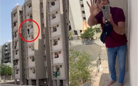 Trending: अहमदाबाद में वांटेड अपराधी अभिषेक उर्फ शूटर का हाई-वोल्टेज ड्रामा, पांचवीं मंजिल से कूदने की धमकी, कड़ी मशक्कत के बाद पुलिस ने दबोचा। 