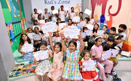 Lucknow News : राज्य संग्रहालय में खुशियों की पाठशाला सम्पन्न, 4 वर्ष से लेकर 14 वर्ष तक के 35 बच्चों ने प्रतिभागिता