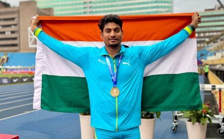 Varanasi News : ताइवान एथलेटिक्स ओपन 2025- बरेका के रोहित यादव ने 74.42 मीटर भाला फेंककर जीता स्वर्ण, रचा इतिहास