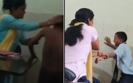 Viral News: शाहजहांपुर के राजकीय बाल गृह में मासूमों पर अत्याचार, केयरटेकर की पिटाई का वीडियो वायरल। 