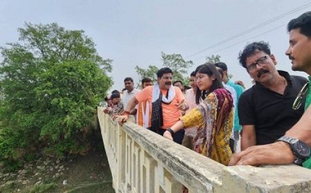 Jaunpur News: 'जीवंत हो पीली नदी'- बदलापुर विधायक रमेश मिश्र की पहल से शुरू हुआ जीर्णोद्धार अभियान। 