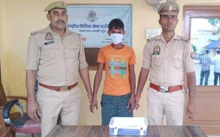 Hardoi News: हरदोई में अवैध शस्त्र के साथ अभियुक्त गिरफ्तार