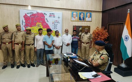 Hardoi Police: हरदोई पुलिस ने वाहन चोरी और डीजल तस्करी गिरोह का किया भंडाफोड़, चोरी की इनोवा और 2360 लीटर डीजल बरामद। 