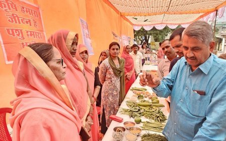 Hardoi News: हरपालपुर में कृषक गोष्ठी- निःशुल्क बीज मिनीकिट वितरण, किसानों को योजनाओं की दी गई जानकारी। 