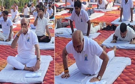 UP News: स्वस्थ और निरोगी काया के लिए योग आवश्यक, योग को पूरी दुनिया आत्मसात कर रही - धर्मपाल सिंह 