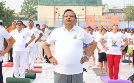 Lucknow News: योग से जुड़ें, स्वास्थ्य और धरती को दें नया जीवन - जयवीर सिंह