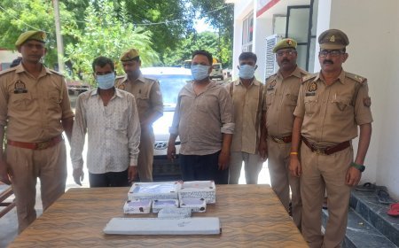 Hardoi News : चलती गाड़ियों में महिलाओं से जेवरात लूटने वाले गिरोह का पर्दाफाश, तीन शातिर गिरफ्तार