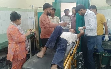 Bazpur News: अज्ञात वाहने बाइक सवार को मारी टक्कर गंभीर रूप से घायल। 