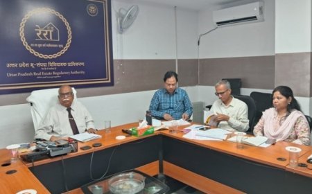 Lucknow News : रेरा की समीक्षा बैठक संपन्न, अध्यक्ष रेरा ने दिये आवश्यक दिशा निर्देश