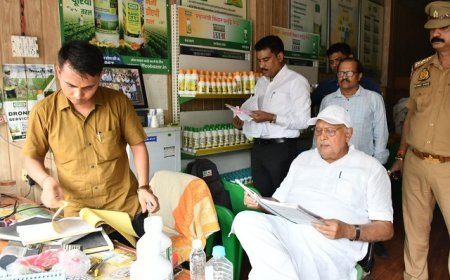 UP News: कृषि मंत्री सूर्य प्रताप शाही ने लखनऊ और सीतापुर में औचक निरीक्षण, अनियमितता पाए जाने पर तत्काल कड़ी कार्रवाई के निर्देश दिए गए। 