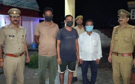 Hardoi News: हरपालपुर में जुआ खेलते तीन लोग गिरफ्तार, ताश के पत्ते और नकदी बरामद