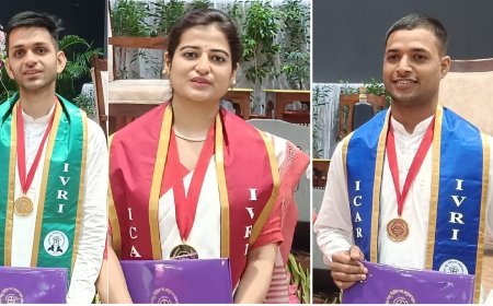 Bareilly News : IVRI दीक्षांत समारोह- IVRI के युवा वैज्ञानिक बोलेये सिर्फ मेडल नहीं, हमारी जिम्मेदारी की शुरुआत है