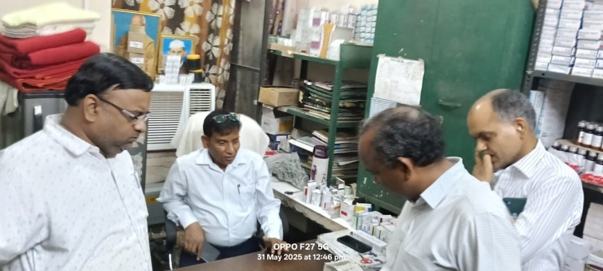 Hardoi News: भीषण गर्मी में सीएचसी की तैयारी देख संतुष्ट नजर आई जांच सर्विलांस टीम