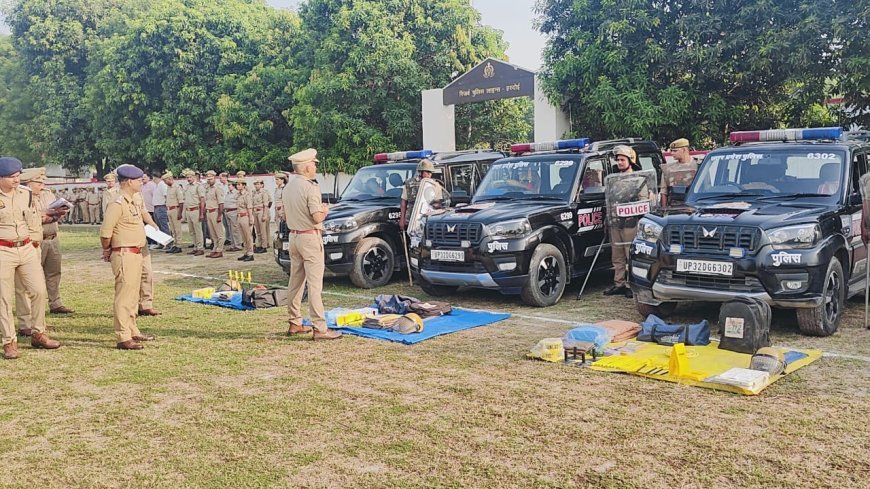 Hardoi News: पुलिस अधीक्षक नीरज कुमार जादौन ने किया रिजर्व पुलिस लाइन परेड का निरीक्षण, दिए महत्वपूर्ण दिशा-निर्देश