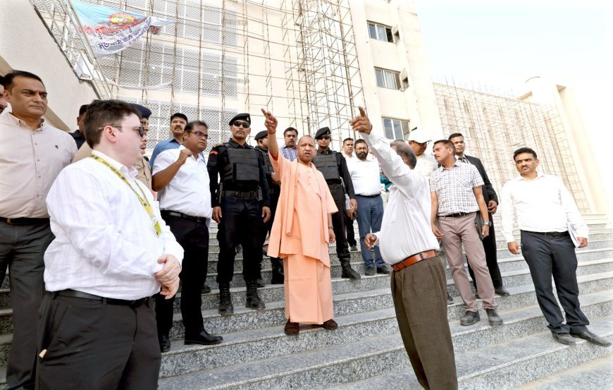 Gorakhpur News : CM योगी (Yogi) ने किया निर्माणाधीन आयुष विश्वविद्यालय का निरीक्षण, 22 जून तक पूरा कर लें आयुष विवि के सभी कार्य : मुख्यमंत्री