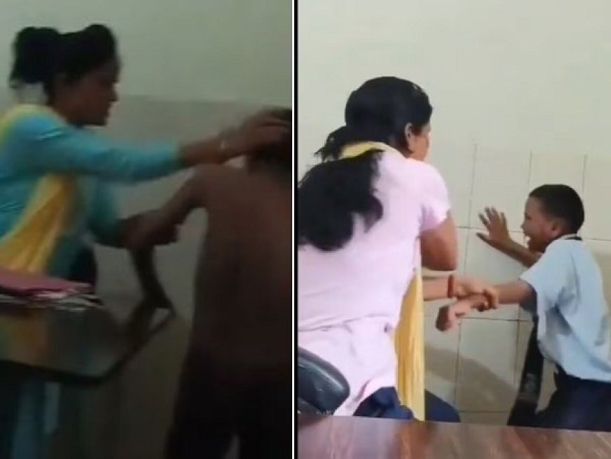 Viral News: शाहजहांपुर के राजकीय बाल गृह में मासूमों पर अत्याचार, केयरटेकर की पिटाई का वीडियो वायरल। 