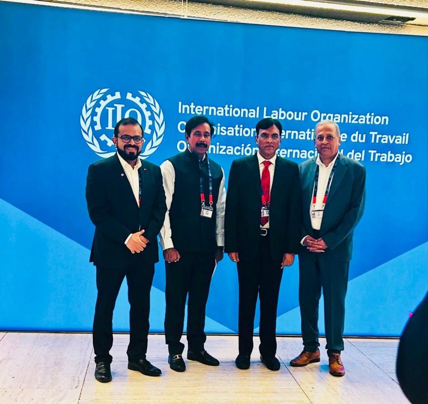 Lucknow News : मंत्री अनिल राजभर ने जिनेवा में आयोजित अंतर्राष्ट्रीय श्रम सम्मेलन में किया प्रतिभाग