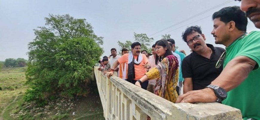 Jaunpur News: 'जीवंत हो पीली नदी'- बदलापुर विधायक रमेश मिश्र की पहल से शुरू हुआ जीर्णोद्धार अभियान। 