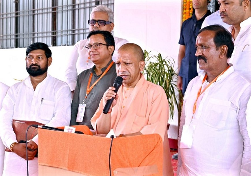 मुख्यमंत्री ने भदोही को दी विकास की सौगात: बोले- भदोही ने हस्तशिल्प से प्रदेश व देश को पहचान दिलाई। 