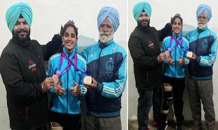 Bazpur News: मनदीप ने एशिया पैरा बेडमिंटन थाईलैंड मे जीते एक रजत एवं दो काँस्य पदक। 