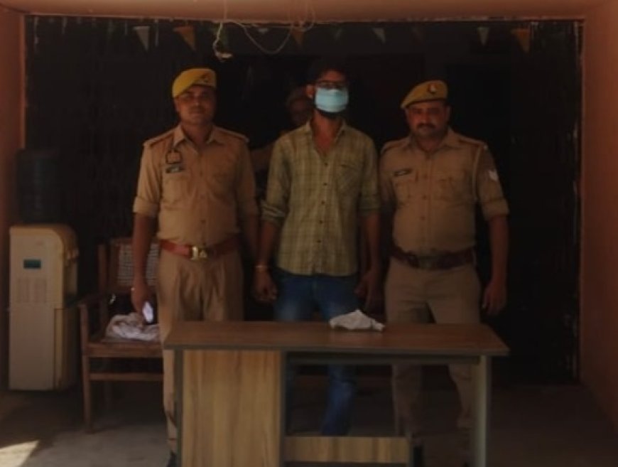 Hardoi News: तमंचे के साथ युवक हुआ गिरफ्तार, एक कारतूस बरामद। 