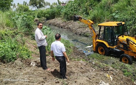 Bazpur News: चेयरमैन गुरजीत सिंह ‘गित्ते’ बोले- बाजपुर को जलभराव से बचाने को पालिका गंभीर। 