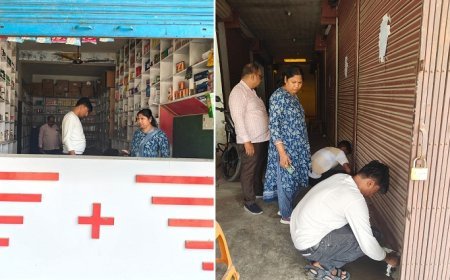 Hardoi News: हरदोई में बिना लाइसेंस मेडिकल स्टोर पर छापा, डेढ़ लाख की दवाइयां जब्त। 