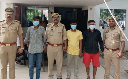 Hardoi: हरदोई में मारपीट और फायरिंग का सनसनीखेज मामला, तीन आरोपी हिरासत में। 