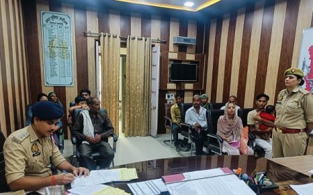 Hardoi: हरदोई में पुलिस अधीक्षक के नेतृत्व में 32 शिकायतों की सुनवाई, त्वरित कार्रवाई के निर्देश। 