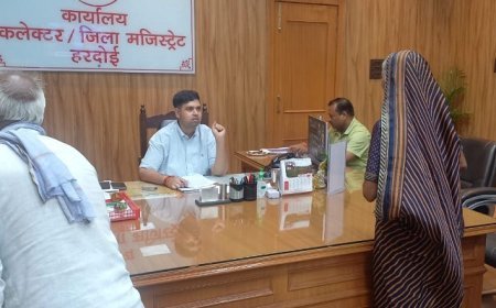 Hardoi: जन सुनवाई में जिलाधिकारी ने सुनीं 138 शिकायतें, त्वरित निस्तारण के दिए निर्देश। 