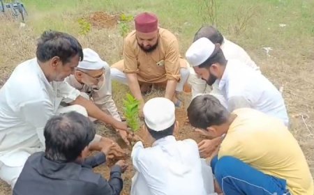 Deoband : 'एक पेड़ माँ के नाम' अभियान के तहत पौधारोपण कार्यक्रम आयोजित, पर्यावरण संरक्षण का संदेश दिया
