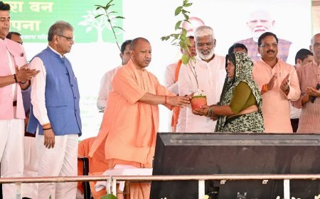 Lucknow : Plantation campaign – 2025 बना जन आंदोलन, 1.58 करोड़ पौधरोपण के साथ सोनभद्र जिले में हुआ सर्वाधिक पौध रोपण, यूपी में रहा प्रथम