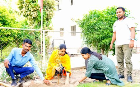Lucknow : Plantation campaign – 2025 के अंतर्गत कौशल विकास मिशन परिसर में पौधरोपण