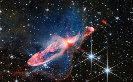 James Webb Telescope ने खोजा ‘कॉस्मिक उल्लू’, 11 अरब प्रकाश वर्ष दूर दो रिंग Galaxy के टकराव का अनोखा नजारा। 