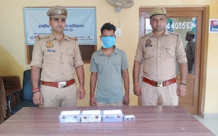 Hardoi : दुकान से आभूषण चोरी के मामले में अभियुक्त सुधीर कुमार गिरफ्तार, भारी मात्रा में जेवरात और पेन ड्राइव बरामद