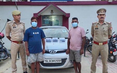 Hardoi : साइबर थाना पुलिस ने फर्जी बिजनेस अकाउंट से ठगी करने वाले दो अभियुक्तों को किया गिरफ्तार