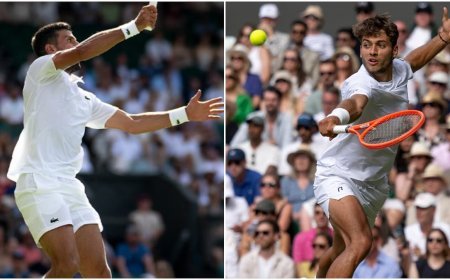 Wimbledon 2025: सिनर ने जोकोविच को हराकर फाइनल में बनाई जगह, अल्काराज़ को दी चुनौती। 