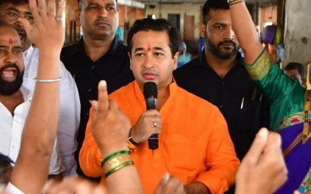 महाराष्ट्र के मंत्री नितेश राणे का बयान- मुस्लिम समुदाय को ‘हरे सांप’ कहा, गोल टोपी और दाढ़ी वालों ने मुझे वोट नहीं दिया। मैं हिंदुओं के वोट से विधायक बना हूं। 