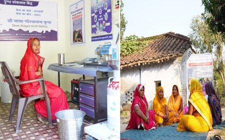 डेयरी से सुदृढ़ हो रही ग्रामीण महिलाओं की आर्थिकी- पशुपालन और दूध उत्पादन बढ़ाने के लिए सतत प्रोत्साहन दे रही योगी सरकार। 