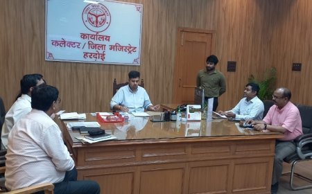 जिलाधिकारी की अध्यक्षता में जन चेतना समिति की बैठक, कंप्यूटर ऑपरेटर चयन के लिए दिए निर्देश। 