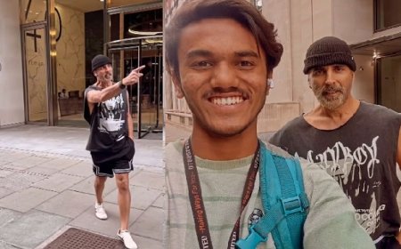 लंदन में छुट्टी मना रहे अक्षय कुमार फैन पर भड़के, फोन छीनने की कोशिश की, फिर आखिर में सेल्फी भी ले ली। 